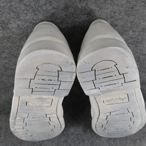 Rockers Shoes Mens 10 Derby Oxford Classic White Lace Up Dress Retro Vintage - Picture 11 of 11